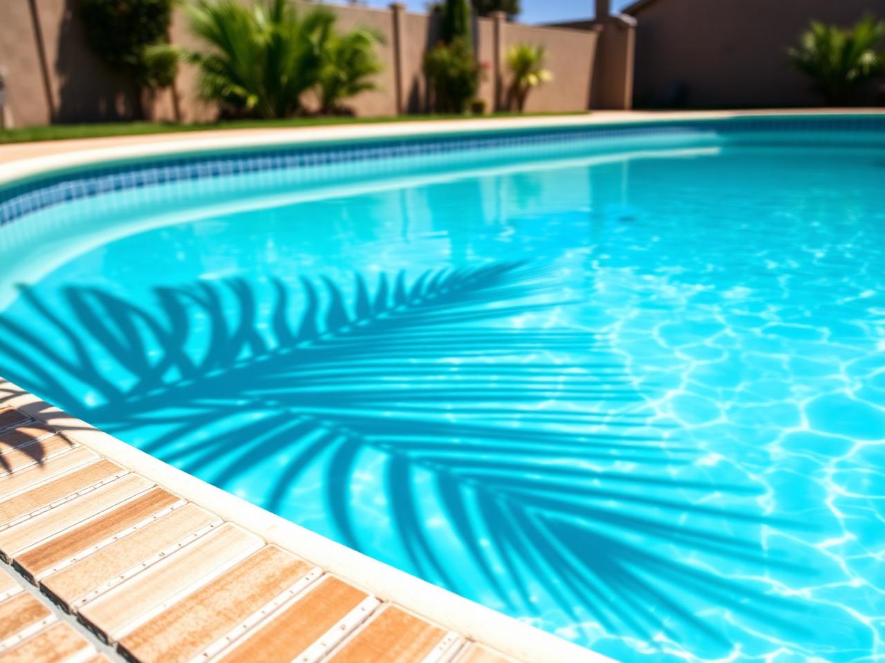 Beautifully maintained backyard pool